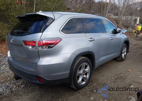 2015 Toyota Highlander Limited Platinum V6 from USA, damaged, VIN 5TDDKRFH0FS164660